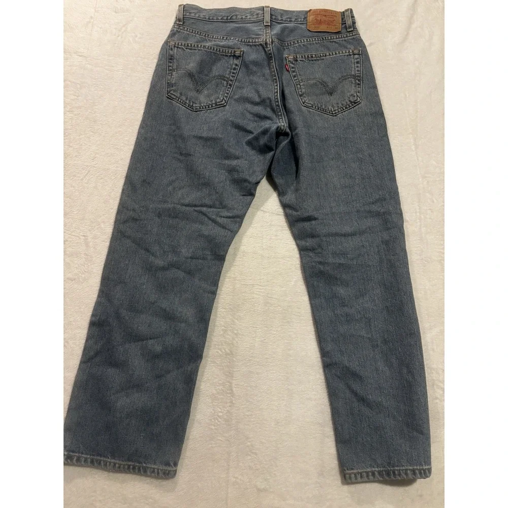 Vintage Levis 505 Jeans Mens 34x30 (actual 34x29)  Blue Regular Fit Straight Leg